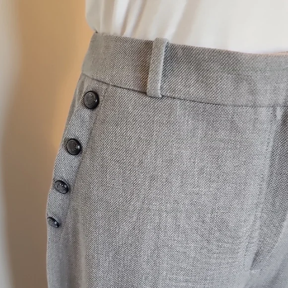 White House Black Market Gray Curvy Boot Pants - Picture 3 of 9